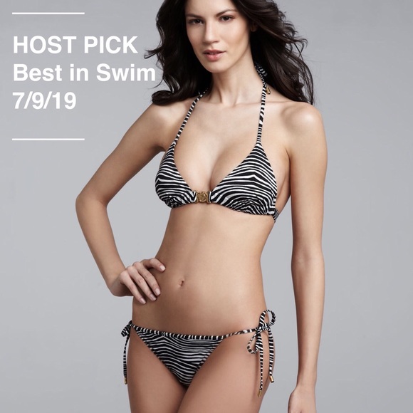 Balmain Other - 💥HP💥 Balmain Beachwear Bikini Zebra Print
